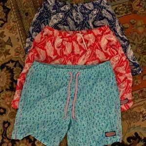 Lot of 3- Men’s Vineyard Vines bathing suits- M